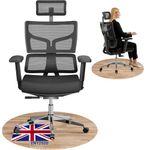 MELOKEA 200kg 440LBS Ergonomic Office Chair for Heavy People, Wide Mesh Heavy Duty Chair XL with Auto-chasing Lumbar, 3D Widened Arm, Big and Tall 90° 110° 122° Lock, ReliefBack Pro Max EN12520