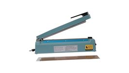 DELIVERYPAX 12 inch (300mm) Impulse Sealing Machine – Heavy Metal Frame, Round + Straight Heating Elements, 10X Longer Life| Heavy-Duty Packaging Sealing Machine for Commercial Use