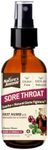 Nature's Jeannie Sore Throat Spray - Cherry Flavor - 3.4 Fl Oz - TSA Travel Size - Soothing Natural Germ-Fighters with Oregano Oil & Cloves for Natural Numbing Comfort