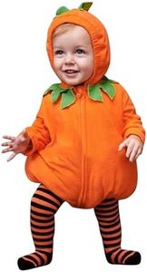 Generico Completo di Halloween Tutina Pagliacetto Bambino Neonata Unisex Halloween Costume Zucca Bimbo Tutina Tutine Neonato Invernali Body Vestito Halloween Vestito da Carnevale Bambino