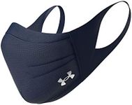 Under Armour Unisex Sports Mask, Midnight Navy (410)/Silver Chrome, Medium/Large