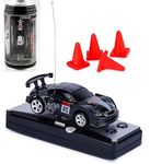 Bestie toys Mini Remote Control Car with Coke Can High Speed RC Micro Racing Car, Assorted(Latest Remote Without Antenna Model)(Mix Color)