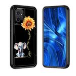 JHYYTUJTYP for Moto G Power 5G 2023 Case,[Military Grade Drop Tested] Heavy-Duty Tough Rugged Shockproof Protective Case for Motorola Moto G Power 5G 2023 6.5 inch,Sunflower Elephant