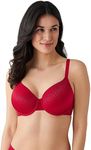 Wacoal Women's Plus Size Back Appeal Full Coverage T-Shirt Bra, Barbados Cherry, 40DD