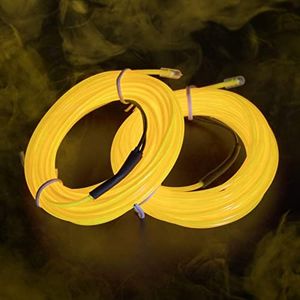IMDCGYY USB EL Wire, 2 Modes Glowing Rope Light Wire, 32.8ft/10m (5mx2) Neon Flexible Strip Light for Parties, Halloween, Chrismas, DIY Decoration