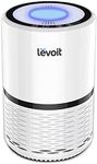 LEVOIT Air Purifiers for Home Bedroom, H13 True HEPA Filter Air Purifier for Allergies, Smoke, Pet Dander Odor, Dust, Pollen, Quiet Air Cleaner with 3-Speed Fan and Night Light, LV-H132 White