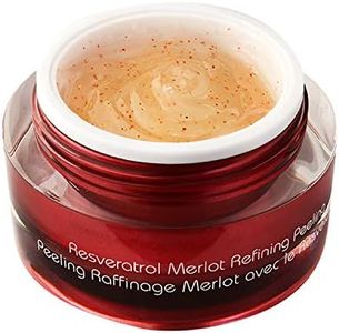 Vine Vera Merlot Peeling Gel - Face Scrub Peel to Gently Exfoliate Skin - Vine Vera Products for All Skin Types - Resveratrol Skin Care Products from the Vine Vera Collection - 50 Ml / 1.69 Fl Oz.
