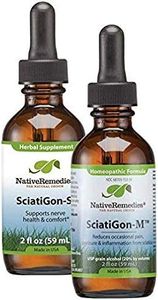 Native Remedies Complete Sciatigon ComboPack - All Natural Herbal Supplement Helps Reduce Pressure on The Sciatic Nerve and Natural Homeopathic Remedy Reduces Pain, Cramping and Numbness