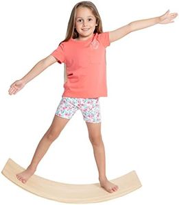 BAIGEWA Wooden Balance Board, Balance Beam, Gymnastics Beam, Gymnastics Beam for Training, Practice, Physical Therapy and Home Use