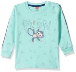 Luvlap Baby Boy's Regular Fit T-Shirt (903028_Lt. Pastel Green