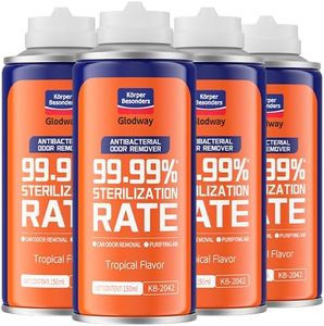 Glodway Air Refresher,Odor Eliminator Remover Spray,Odor Remover,Tropical Flavor Long-Lasting Scent For Home,Couch,Mattress,Furniture, bathroom,Fabrics & Trash,6 Ounce,4 pack