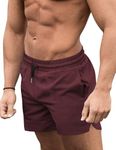 COOFANDY Mens Swim Trunks Beach Swim Shorts Lightweight Sport Shorts Mesh Lining