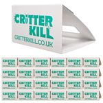 CritterKill Spider Trap 24 Pack - Spiders And Crawling Insect Killer Traps - Child And Pet Safe - Eco Friendly