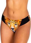 Shinesty Sexy Thongs for Women| Seamless, No Show Womens Underwear | XL Animal Apex 1 Pack