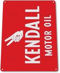 Unoopler TIN Sign Kendall Motor Oil