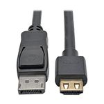 Tripp Lite P582-003-HD-V2A DisplayPort 1.2a to HDMI Adapter Cable, Active with Gripping HDMI Plug M/M DP 4K, 3'