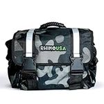 Rhino USA Recovery Gear Storage Bag (CAMO)- Ultimate Recovery Kit Bag for Organization in Your Vehicle - Use with Your Tow Strap, Shackles, Snatch Block or Anything You Desire