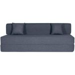 Wakefit Sofa Cum Bed | 1 Year Warranty | Sofa 3 Seater, Sofa Bed 6 X 6 Feet, Folding Sofa Bed, Sofa CumBeds for Living Room, Diwali Gifts - Flipper (Fabric, Omega Blue)