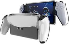 NUHFUFA Clear Case for Sony Playstation Portal 8” Handheld 2023, Anti-Scratch Protective Cover Case Compatible with PS5 Portal Remote Player Game Console Accessories