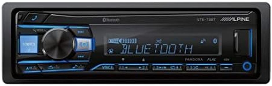 Alpine UTE-73BT Mech-Less Digital Media Receiver with Bluetooth® Wireless Technology