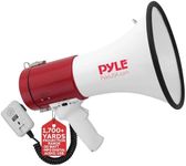 Pyle Megaphone Bullhorn with Talk & Siren Modes, Handheld Microphone, MP3/USB Reader (PMP58U)