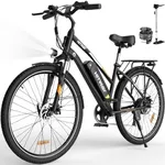 HITWAY Electric Bike for Adults 28" E Bike with 500W Motor 36V 15AH Removable Battery Electric Bicycles Range 35-75 Mile with 7 Gears, UL2849 Certified