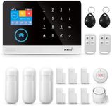 PGST Alarm System, House Alarms Security System, WiFi Door Alarm with APP Alert and Calling Alarms, Wireless 16-Piece kit: Alarm Hub, Door/Window Sensors, Remotes, Work with Alexa and Google Home