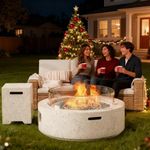 NAGA HABNA 41 Inch Propane Fire Pit