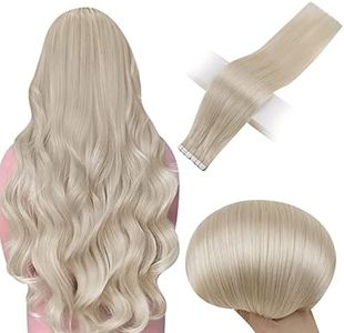 Full Shine 22" Light Blonde (#60) 40 Pcs 100g Per Set Pu Tape in 100% Remy Human Hair Extensions Fashion Hair Extensions Tape in