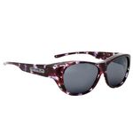 Jonathan Paul Allure Polarized Fitover Sunglasses in Blue Demi with Grey Lensses