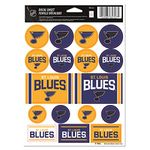 Wincraft NHL St. Louis Blues Vinyl Sticker Sheet, 5-Inchx7-Inch