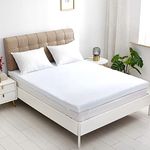 7 Zone Cooling Gel Mattress Topper, YUGYVOB Egg Crate Foam Mattress Topper with Knitted Cotton Cover, CertiPUR-US & Oeko-TEX Certified, Queen, 2-Inch, (60 * 80 Inch)