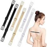 Bra Strap Holder Bra Extenders Bra Extenders 3 Hook Bra Strap Clips Bra Straps for Women Girls Full Cup Size Bra, 3 Colors 6 Pcs