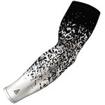 B-Driven Sports Arm Sleeve For Girls, Boys. Kids Sports Sleeve Are Great For Protetion During Football, Baseball, Basketball, Softball, White