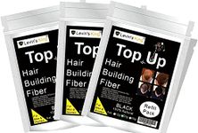 Levins King Hair Building Fiber, Concealer Refill Use For Cabok, Toppik, Looks 21,Regrowth etc. (Black 25+25+25g) Pack of 3