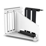 NZXT Vertical GPU Mounting Kit - AB-RH175-W1-175 mm PCIe 4.0x16 Riser Cable - GPU Holder - Sturdy Steel Bracket - White