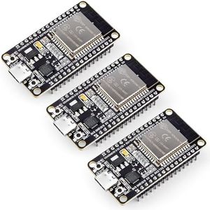 ELEGOO 3PCS ESP-WROOM-32 Development Board USB-C, 2.4GHz Dual Mode WiFi+Bluetooth Dual Core Microcontroller for Arduino IDE, Support AP/STA/AP+STA, CP2102 Chip
