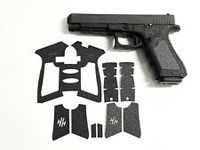 Handleitgrips Hybrid Gun Grip Tape Enhancement for Glock 17/22 With Gray Insert