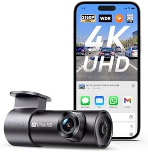 70mai Dash Cam M310 Plus 4K, Dash Cam Front with Smart Voice Control Mini Dash Camera for Cars, Night Vision, 140° Wide-Angle, WDR, Dashcam with 24H Park Mode, APP Control, Loop Recording