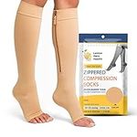 Zipper Compression Socks 20-30mmHg 