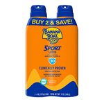 Banana Boat Ultra Mist Sport Performance Broad Spectrum Sun Care Twin Pack Sunshine Screen Spray – SPF 30, 6 Ounce by Banana Boat