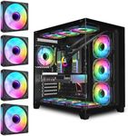 GOPIE Full Tower PC case, 4Pack PWM