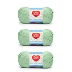 Red Heart Soft Baby Steps Baby Green Yarn - 3 Pack of 141g/5oz - Acrylic - 4 Medium (Worsted) - 256 Yards - Knitting, Crocheting & Crafts