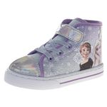 Minnie Mouse Frozen Encanto Sneakers Casual Canvas - Kids Girls Anna Elsa Maribel Character Slipon Shoes (Sizes 6-12 Toddler - Little Kid), Purple, 10 Toddler