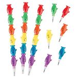 Fun Express Plastic Shark Stackable Pencils - 24 Count