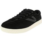 TRETORN Women's Ny Lite 2 P Leather Ankle-High Fashion Sneaker - 6M - Black/Black