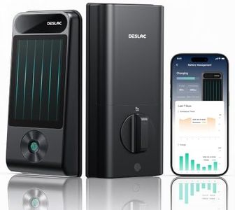DESLOC V150 Plus Solar Smart Lock, WiFi Deadbolt with 3D Face Recognition