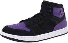 Nike Men's Basketball Shoes, Multicolour Black Black Court Purple 005, 8 UK