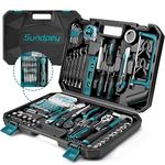 Sundpey 257PCs Home Tool Kit - Portable Repair Outils Complete General Household Hand Tool Set - Mechanic Tools for Men & Women with Ratchet Set & Screwdriver Set & Socket Set & Tool Box Storage Case