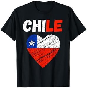 Chile Flag Holiday Chile Heart Chilean Flag T-Shirt